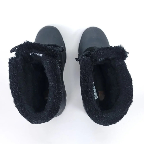 SOREL Snow Angel Womens 6.5 Insulated Waterproof Winter Boot Black Warm Leather - Picture 9 of 12